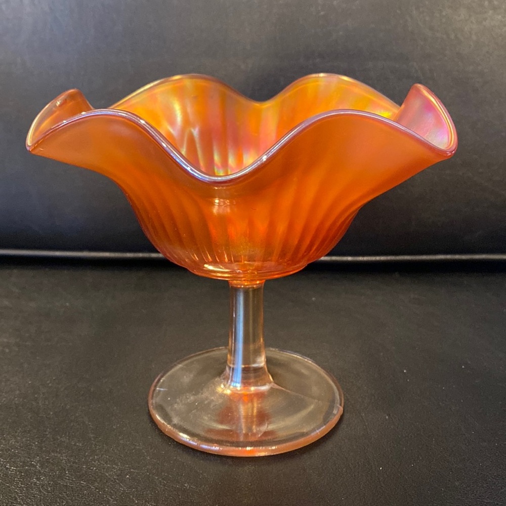 Vintage Carnival glass bowl